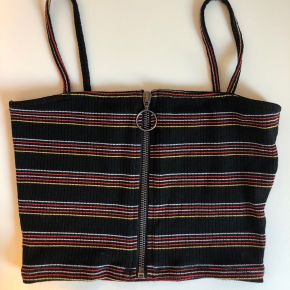 Urban Outfitters Cropped Zipper Tank - Picture 3 of 3